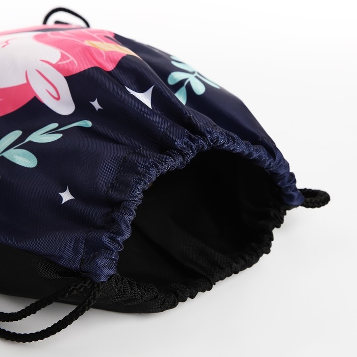 Мешок для обуви на шнурке, цвет синий Мешок для обуви на шнурке, цвет синий