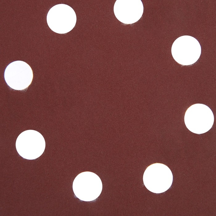 Круг абразивный шлифовальный под  Круг абразивный шлифовальный под "липучку" ТУНДРА, перфорированный, 125 мм, Р600, 10 шт.