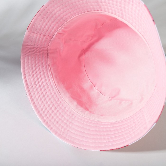 Панама детская MINAKU Панама детская MINAKU "Арбуз" цвет белый/розовый, р-р 52