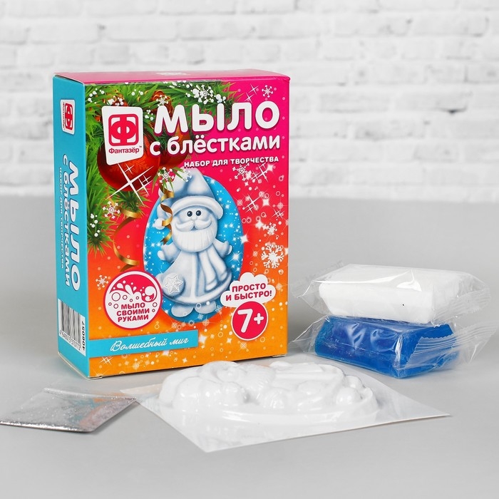 Мыло с блёстками фигурное «Новый год. Волшебный миг» Мыло с блёстками фигурное «Новый год. Волшебный миг»