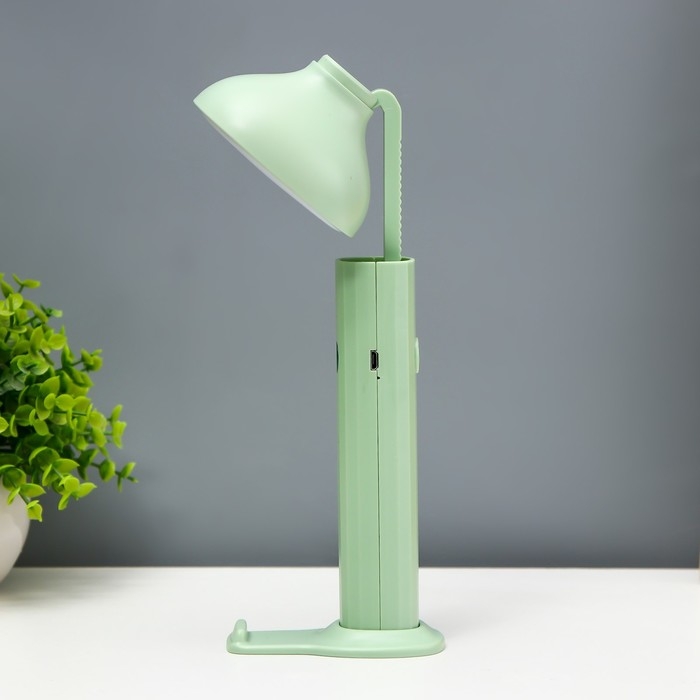 Настольная лампа Настольная лампа "Фонтера" LED 3000К-6000К 5Вт USB АКБ МИКС 10х8х20-26см RISALUX