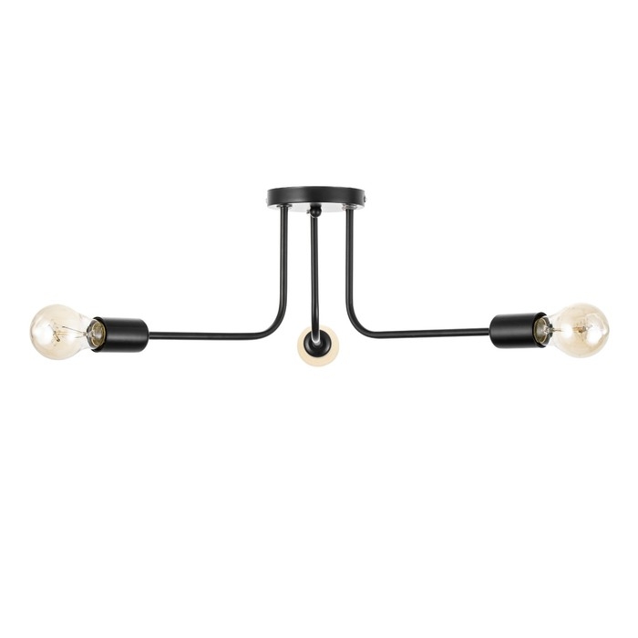 Люстра "Лагерта" 3хЕ27 40Вт черный 53х53х13,5 см