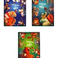 Тетрадь для нот А4, 24 листа на скобе, ErichKrause Jolly Orchestra, МИКС