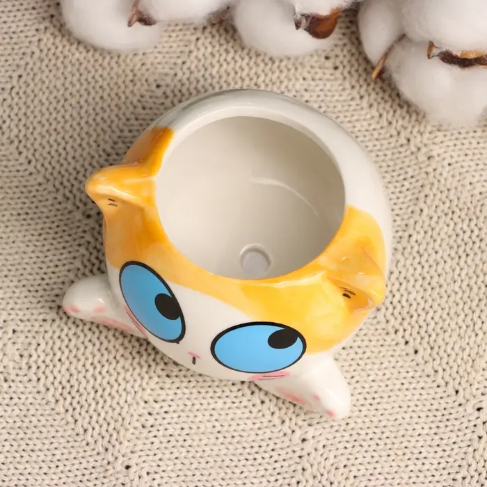 Кашпо «Котенок» 8×9×6 см