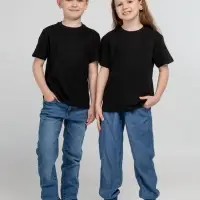 Футболка детская Regent Kids 150 черная, на рост 96-104 см (4 года)