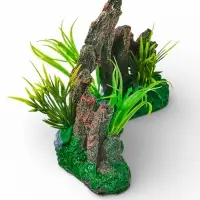 Декор для аквариума "Каменные джунгли", 14 х 5 х 9,5 см