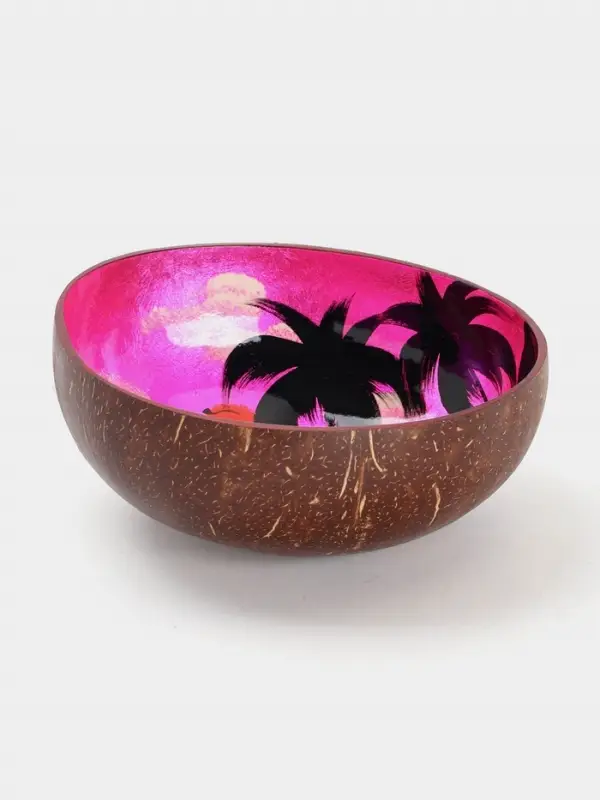 Чаша &laquo;Закат&raquo;, 14&times;14&times;6 см, кокос