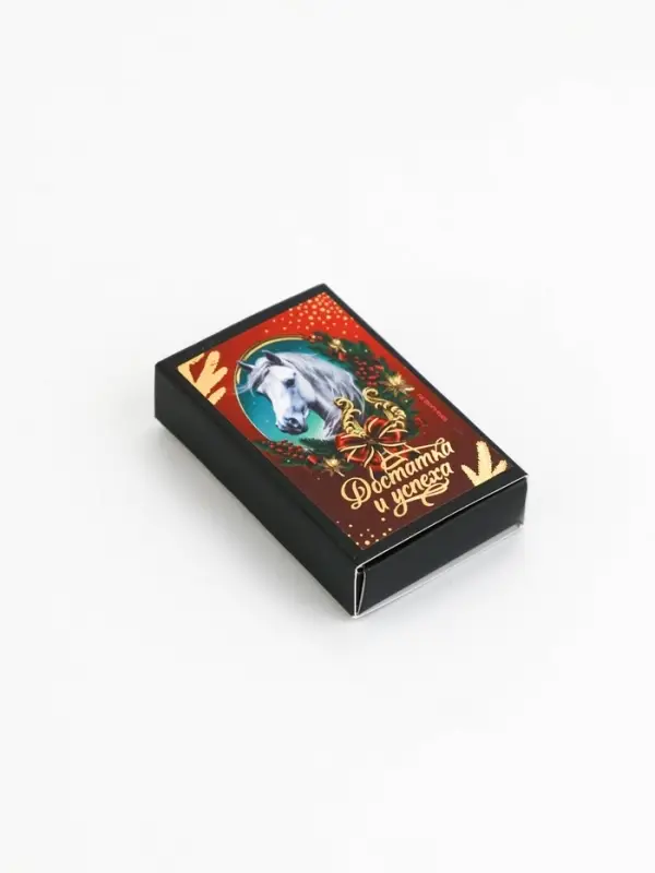 Ложка-загребушка в коробке "Достатка и успеха", 4 х 1 см