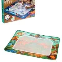 Коврик для рисования водой "Динозавры" 2 маркера