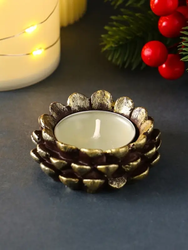 Подсвечник  Подсвечник "Шишка" 65*27 мм