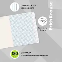 Тетрадь 24 листа в клетку, ErichKrause «Классика Bright», зелёная