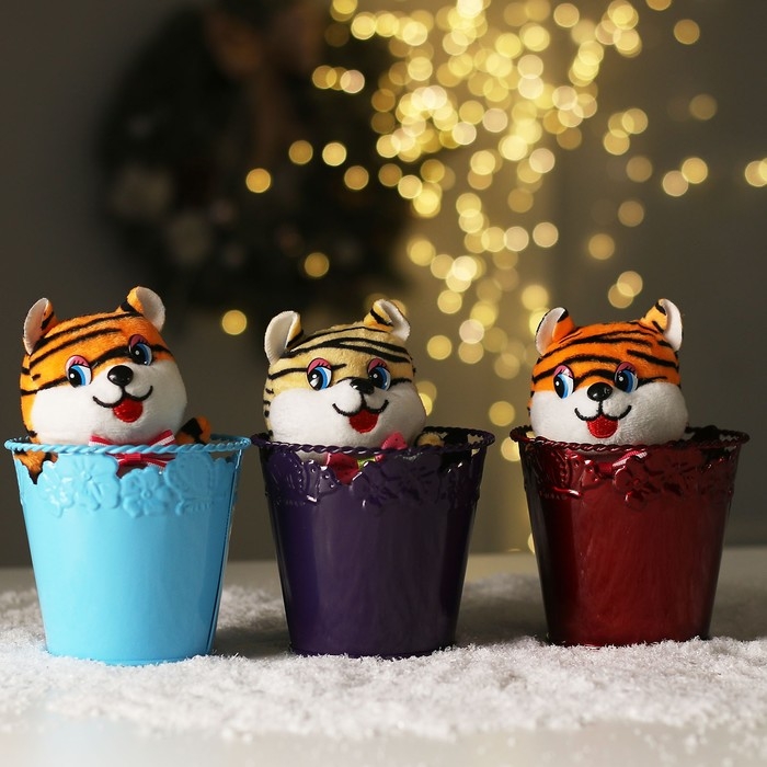 Мягкая игрушка &laquo;Тигрёнок джентльмен&raquo;, МИКС, 12 см