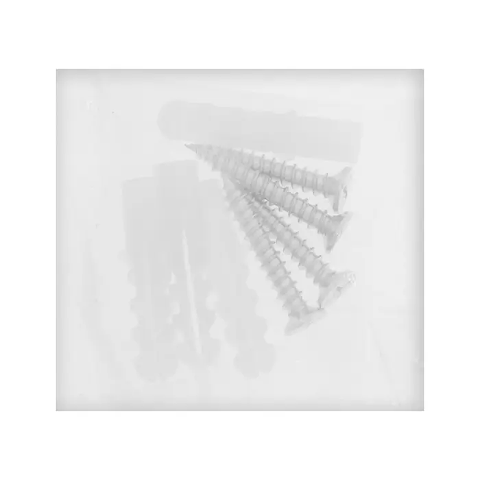 Зеркалодержатель ТУНДРА, d=20 мм, без сверления, цвет матовый никель, 4 шт.