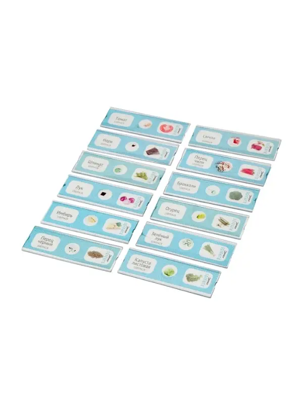 ЭВРИКИ Набор для опытов ЭВРИКИ Набор для опытов "Набор микропрепаратов", овощи и зелень