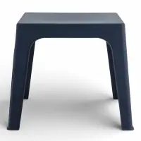 Стол садовый Decorona DeForma, 59.5&times;59.5&times;49.5 см, пластиковый, цвет графитовый шторм