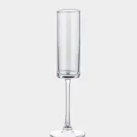 Набор бокалов для шампанского Just for you, 180 мл, 2 шт., 7×24 см, стекло, прозрачный Набор бокалов для шампанского Just for you, 180 мл, 2 шт., 7×24 см, стекло, прозрачный