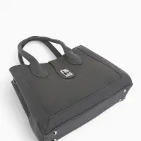 Сумка женская тоут TEXTURA на молнии, 31&times;11&times;21 см, тёмно-серая