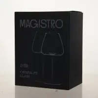 Бокалы для вина Magistro &laquo;Амьен&raquo;, 700 мл, h=25 см, набор 2 шт., стекло, прозрачные