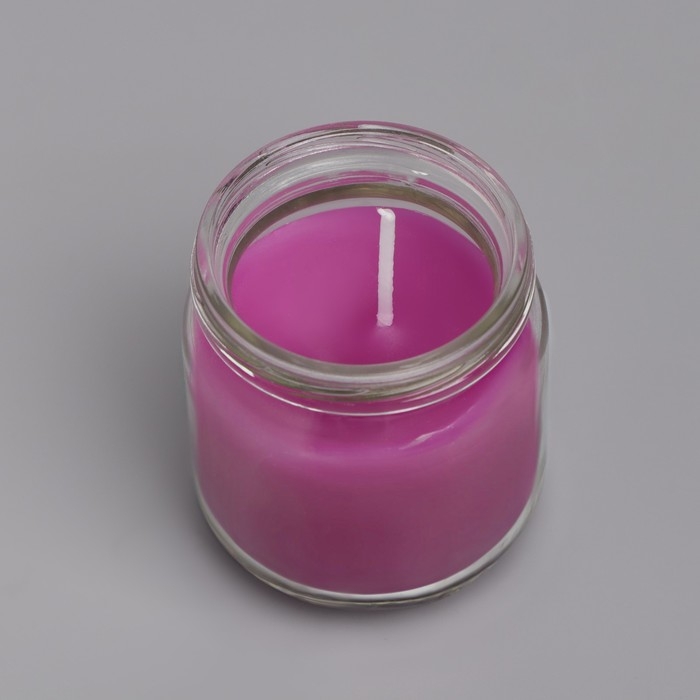 Свеча ароматическая в банке Свеча ароматическая в банке "Цветущая орхидея"