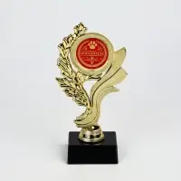 Кубок &laquo;Победитель&raquo;, наградная фигура, пластик, золото, 17.5 см