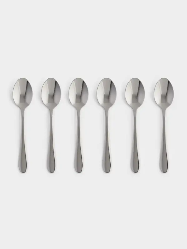 Набор чайных ложек Доляна &laquo;Симпли&raquo;, длина 15.2 см, 6 шт., нержавеющая сталь, серебристый