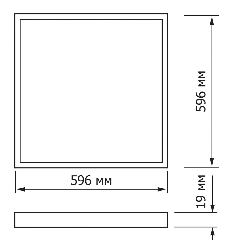 Светильник светодиодный Topfort ДПО 10-4х8-001 УХЛ4, 4000К опал