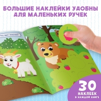 Набор книг с наклейками "Большие кружочки", 4 шт.