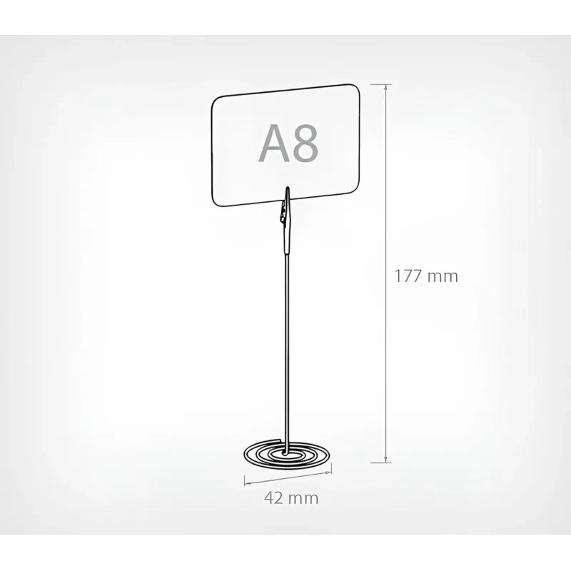 Набор держателей ценников, формат А8 (5держ.+5таблич.+1маркет)