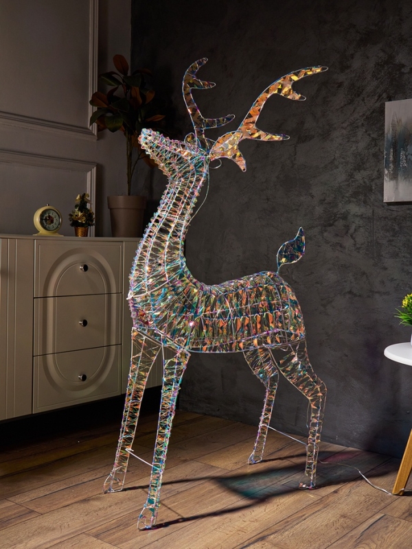 Фигура световая FROSTY  Фигура световая FROSTY "Олень", 112х66х15, 1440 LED, 220V, свечение тёплое белое