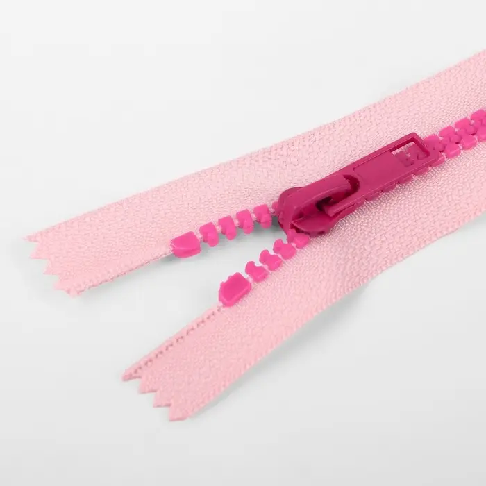 Молния «Трактор», №5, неразъёмная, замок автомат, 20 см, розовая Молния «Трактор», №5, неразъёмная, замок автомат, 20 см, розовая