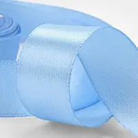 Лента атласная, 20 мм, 23&plusmn;1 м, небесно-голубая №278