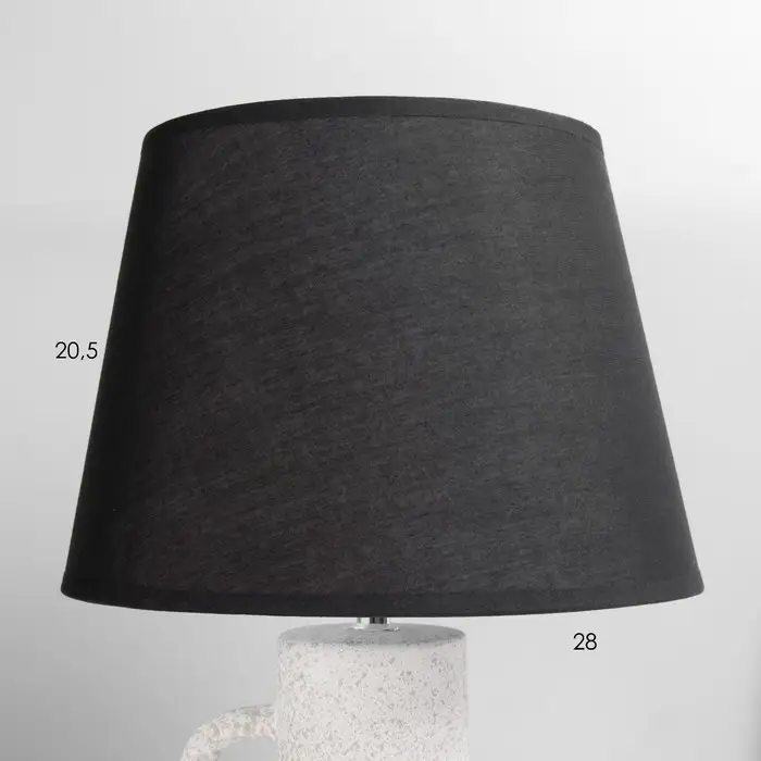 Лампа настольная RISALUX &laquo;Бату&raquo;, E14, 40 Вт, серая, 28&times;28&times;40 см