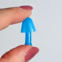 Беруши, 2.5×1 см, в футляре, фасовка 10 шт., силиконовые, МИКС