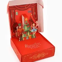 Коробка подарочная новогодняя складная &laquo;Щелкунчик&raquo;, 26&times;26&times;8 см