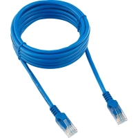 Патч-корд UTP Cablexpert PP10-3M/B кат.5e, 3м, литой, (синий)