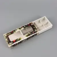 Коробка подарочная под 10 конфет &laquo;С Новым годом!&raquo;, 9.8&times;22&times;3.5 см