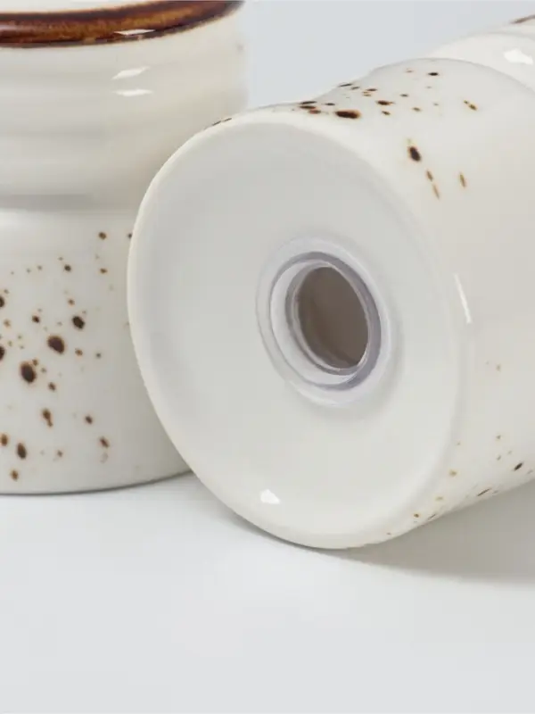 Набор для специй Magistro &laquo;Церера&raquo;, 2 предмета: солонка, перечница, фарфор, белый