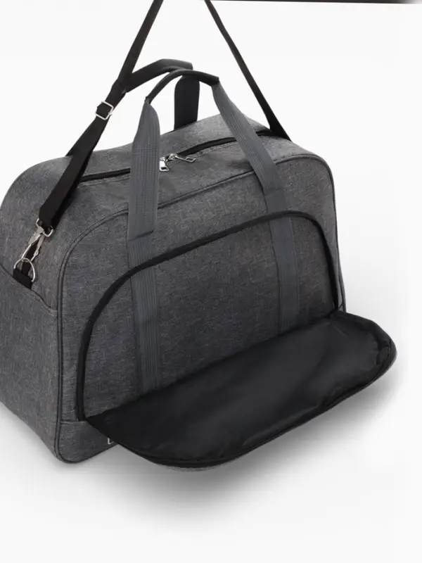 Сумка дор Отдых, 53*23*34, отд на молнии, 2н/кармана, дл ремень, серый