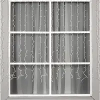 Гирлянда &laquo;Занавес&raquo; 2&times;1.5 м, IP44, УМС, белая нить, 360 LED, свечение белое, 220 В