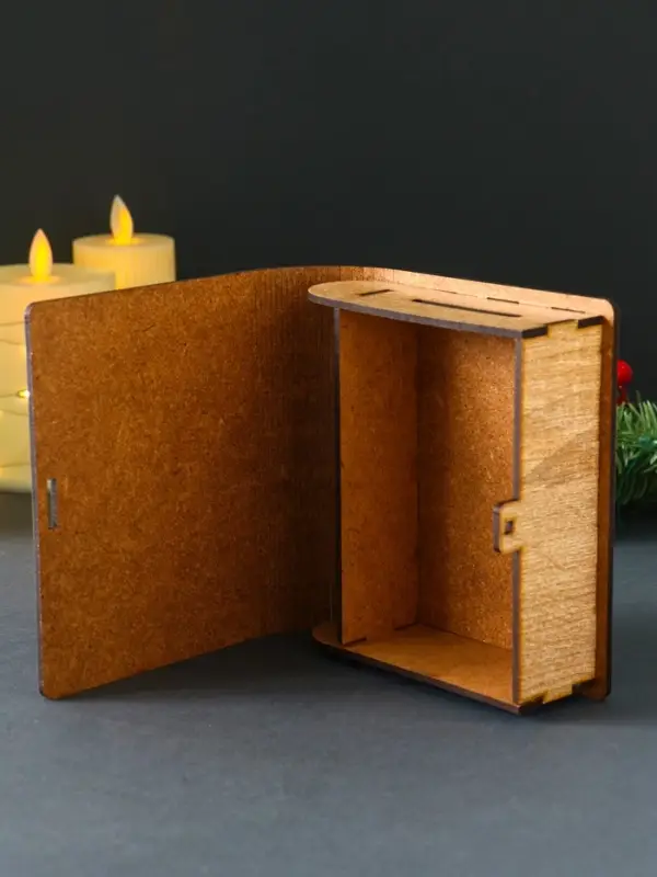 Новогодняя копилка-шкатулка "Загадай желание" 14х12х5 см