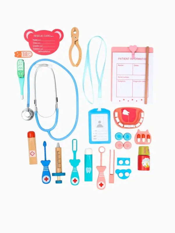 Детский набор доктора Лесная мастерская &laquo;Стоматолог&raquo; 33 предмета, 20.2&times;8&times;16 см