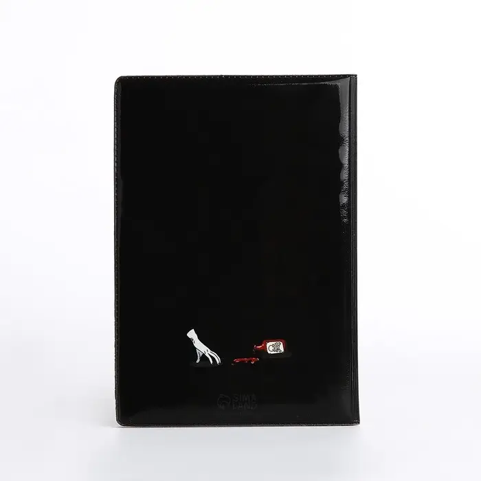 Обложка для паспорта, цвет чёрный