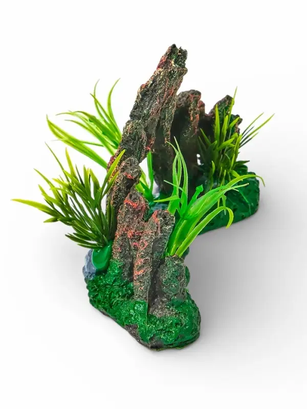 Декор для аквариума "Каменные джунгли", 14 х 5 х 9,5 см
