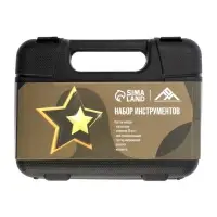 Набор инструментов в кейсе ЛОМ &laquo;23 ФЕВРАЛЯ&raquo;, в подарочной упаковке, 7 предметов