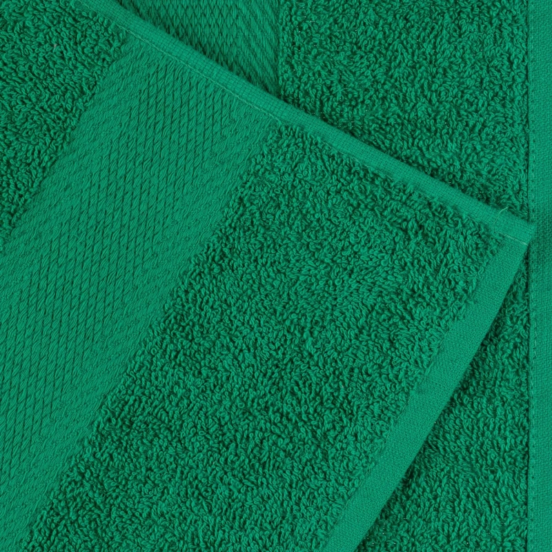 Набор полотенец махровых бордюр 440 г/м2, 70х140 ярко-зеленый, 5шт