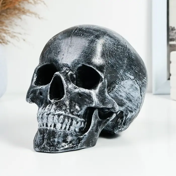 Копилка для денег &laquo;Череп&raquo;, полистоун, 16&times;13&times;22 см