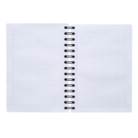 Бизнес-тетрадь А5,120л,клетка, спираль,тв.обл,Be Smart,Sence,N3687