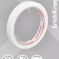 Клейкая лента ErichKrause Double-sided tape, 12 мм &times; 10 м, двусторонняя