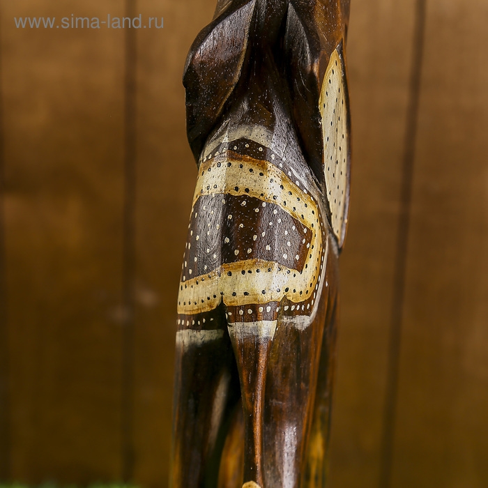 Сувенир дерево Сувенир дерево "Слон с белыми ушками в крапинку" 80х18х10 см