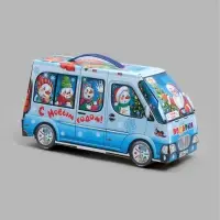 Подарочная коробка новогодняя &laquo;Автобус для снеговиков&raquo; 143&times;270&times;100, для сладких подарков